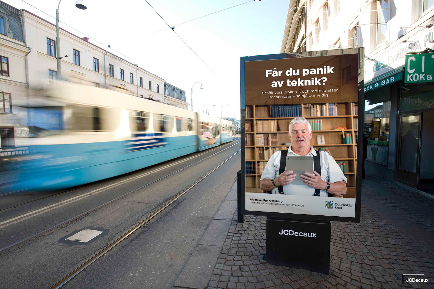 Stadsinfotavla i Göteborg.